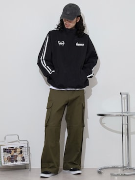 「SUGGESTION（サジェッション）のアイテム」を使った、funalive_menさん（メンズ・178cm）の春コーディネート