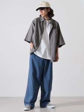 「SUGGESTION（サジェッション）のアイテム」を使った、funalive_menさん（メンズ・178cm）の夏コーディネート