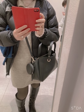 「ザノースフェイス」｜ぱるぱる♡さん（レディース・163cm）の冬コーディネート