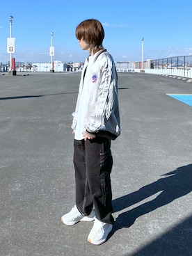 「AVIREX（アヴィレックス）のアイテム（スカジャン）」を使った、Kaitoさん（メンズ・173cm）の秋コーディネート