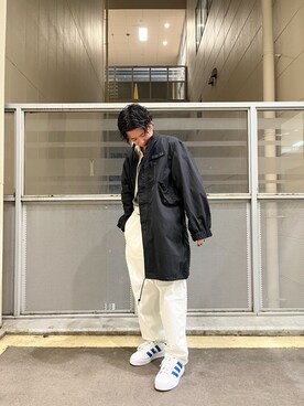 「秋」｜「アイテム（モッズコート）」を使った、Kaitoさん（メンズ・173cm）の秋コーディネート