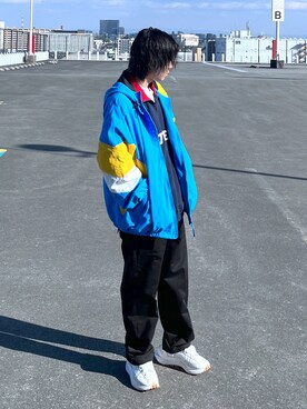 「AVIREX（アヴィレックス）のアイテム（ナイロンジャケット）」を使った、Kaitoさん（メンズ・173cm）の冬コーディネート