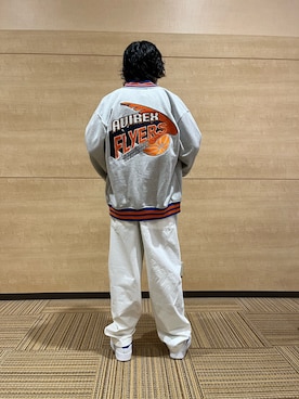 「リラックススタイル」｜「アイテム（スタジャン）」を使った、Kaitoさん（メンズ・173cm）の秋コーディネート