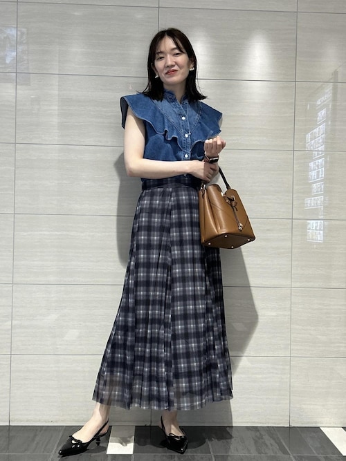 スリングバックリボンミュール