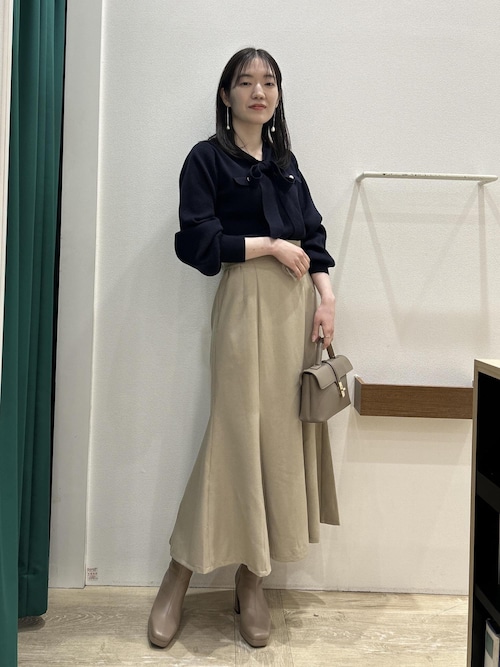 【美easy】ウーリッシュマーメイドスカート/セットアップ対応・イージーケア