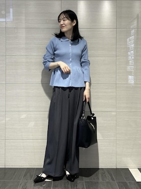 「ブルべ夏」｜masumi714さん（レディース・165cm）の秋コーディネート