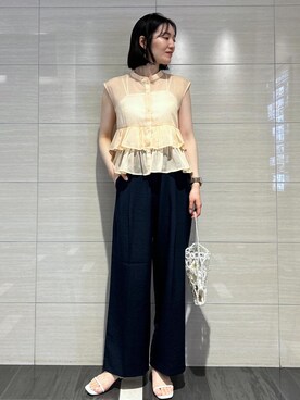 「ブルべ夏」｜masumi714さん（レディース・165cm）の夏コーディネート