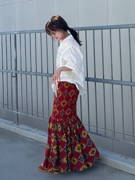鈴木未唯さん（レディース・154cm）の春コーディネート