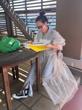 鈴木未唯さん(レディース・154cm)の夏コーディネート