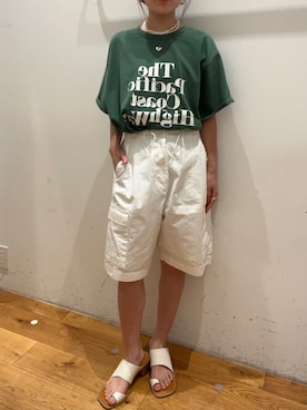 鈴木未唯さん（レディース・154cm）の夏コーディネート