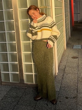鈴木未唯さん(レディース・154cm)の秋コーディネート
