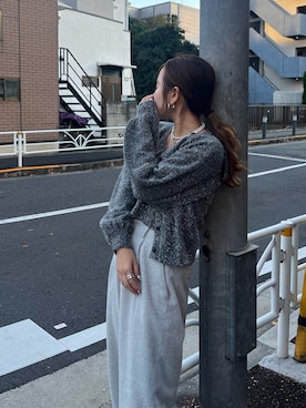 鈴木未唯さん(レディース・154cm)の冬コーディネート