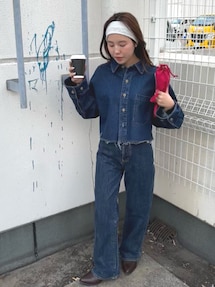 Ungrid ハイウエストルーズデニム　24 Ungrid（アングリッド） (セール60%OFF) ハイウエストルーズデニム 24