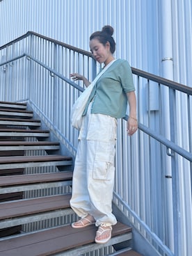 鈴木未唯さん（レディース・154cm）の夏コーディネート