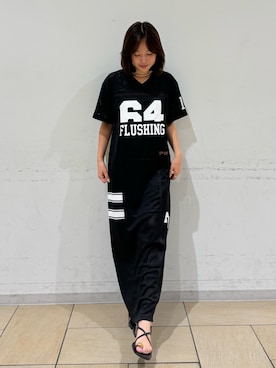 「Ungrid（アングリッド）のアイテム（ワンピース/ドレス）」を使った、鈴木未唯さん（レディース・154cm）の夏コーディネート