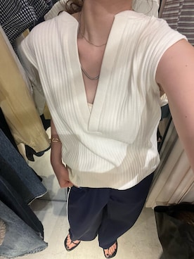 鈴木未唯さん（レディース・154cm）の夏コーディネート