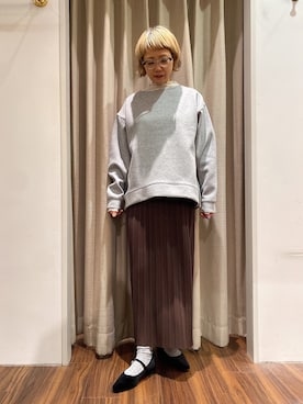 「grove（グローブ）のアイテム」を使った、bayashiさん（レディース・155cm）の秋コーディネート