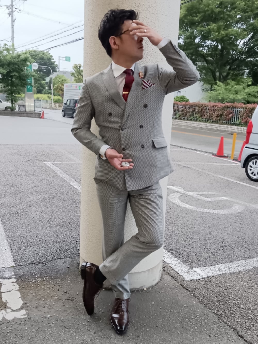 たま たま｜千鳥格子のオーダースーツのフォーマルスーツ/小物を