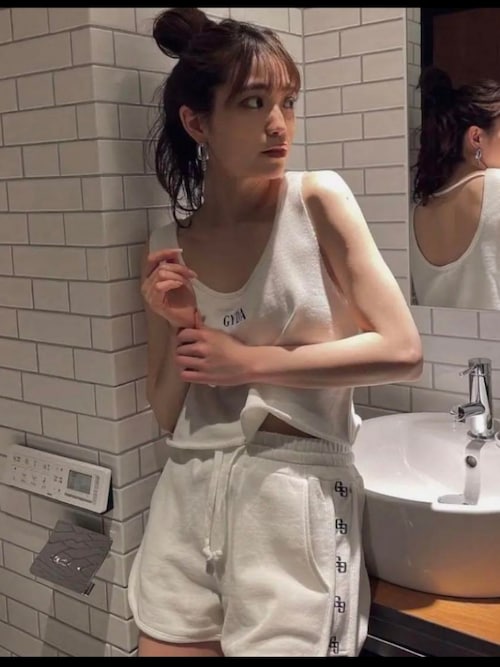 gydaルームウェア 白