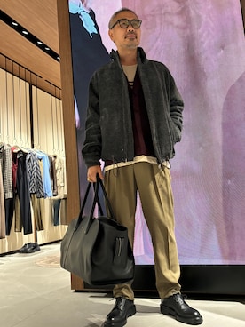 「旅行」｜shiraさん（メンズ・175cm）の秋コーディネート
