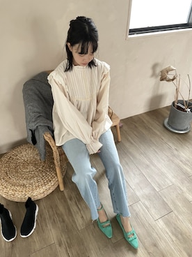 靴屋の人さん(レディース・158cm)の冬コーディネート
