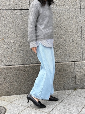 「SESTO（セスト）のアイテム」を使った、靴屋の人さん（レディース・160cm）の冬コーディネート