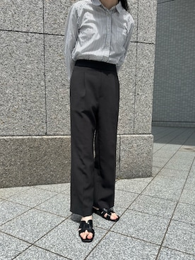 「SESTO（セスト）のアイテム」を使った、靴屋の人さん（レディース・154cm）の夏コーディネート