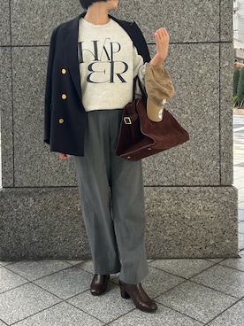 靴屋の人さん（レディース・161cm）の冬コーディネート