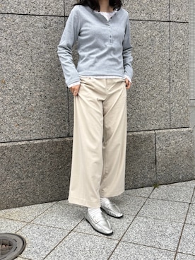 「SESTO（セスト）のアイテム」を使った、靴屋の人さん（レディース・160cm）の春コーディネート