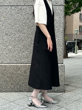 「SESTO（セスト）のアイテム」を使った、靴屋の人さん（レディース・154cm）の夏コーディネート