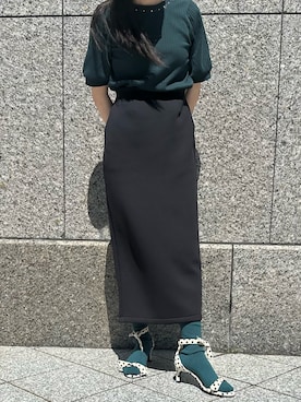 「SESTO（セスト）のアイテム」を使った、靴屋の人さん（レディース・154cm）の夏コーディネート