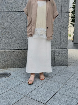 「SESTO（セスト）のアイテム」を使った、靴屋の人さん（レディース・161cm）の夏コーディネート