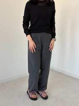 「SESTO（セスト）のアイテム」を使った、靴屋の人さん（レディース・161cm）の春コーディネート