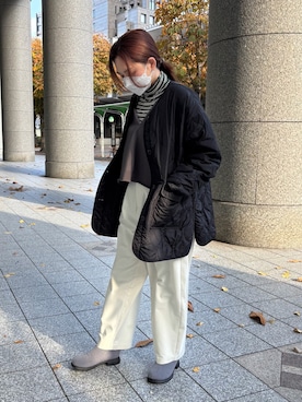 靴屋の人さん（レディース・163cm）の冬コーディネート