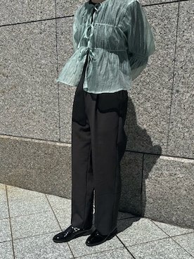 「SESTO（セスト）のアイテム」を使った、靴屋の人さん（レディース・154cm）の夏コーディネート