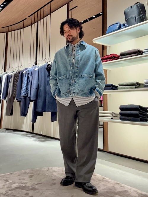 EMPORIO ARMANI シャツ 「エンポリオ アルマーニ」ボタンダウンシャツ