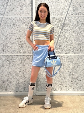 「スコート」｜MTさん（レディース・155cm）の夏コーディネート