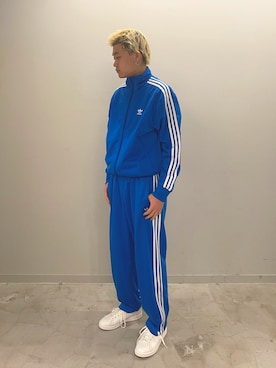 「アディダスコーデ」｜「アイテム（スウェットパンツ）」を使った、Harukiさん（メンズ・178cm）の夏コーディネート