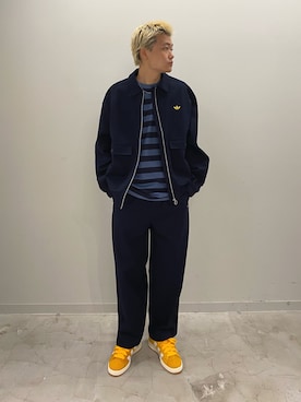 「アディダスコーデ」｜「アイテム（ナイロンジャケット）」を使った、Harukiさん（メンズ・178cm）の夏コーディネート