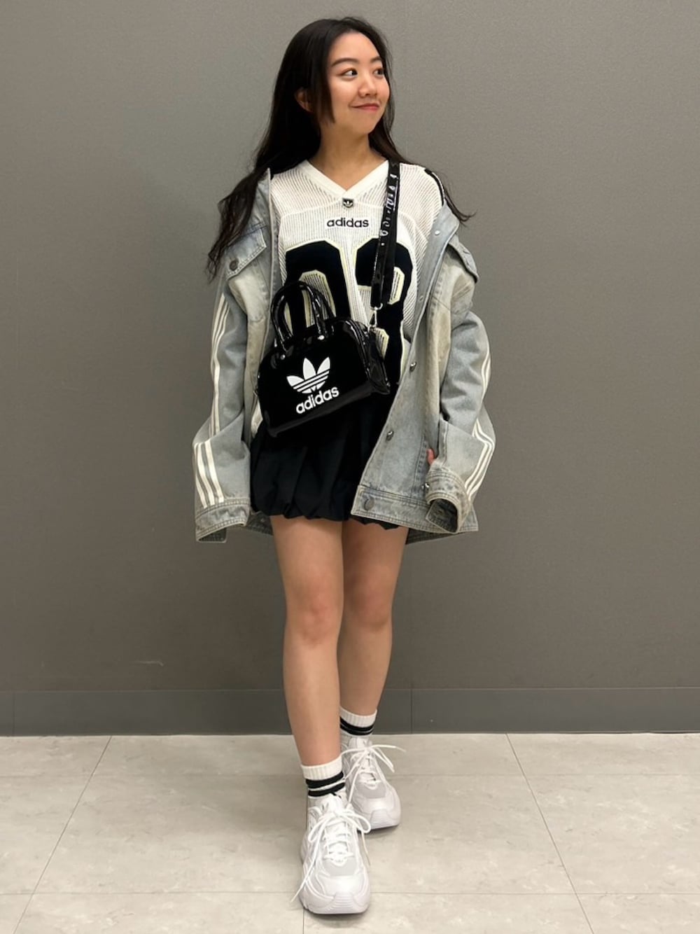 adidas originals BAL SKIRT バルーン スカート　M 25SS新作バルーンスカート【ADIDAS】WOVEN BAL SKIRT (adidas