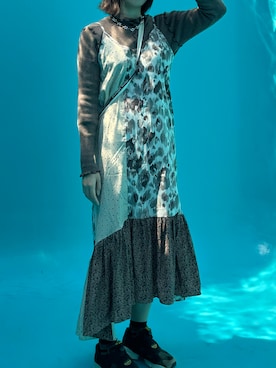 「UNE MANSION（ユヌマンション）のアイテム」を使った、akinoさん（レディース・172cm）の春コーディネート