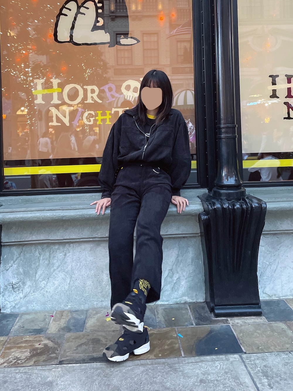 S-WEAR 黒×黄色　ウェア上下セット VISION STREET WEAR（ヴィジョンストリートウェア）の「VISION