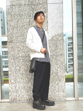 「studio CLIP（スタディオクリップ）のアイテム」を使った、あんちょび♂さん（メンズ・165cm）の春コーディネート