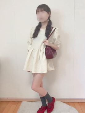 「アイテム（スリッポン）」を使った、mmiiyyuu33さん（レディース・148cm）の夏コーディネート
