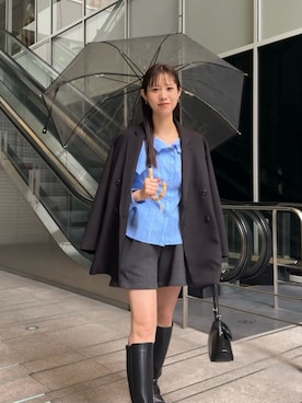 「CAPRICIEUX LE'MAGE（カプリシューレマージュ）のアイテム（ジャケット/アウター）」を使った、dennn_lemageさん（骨格ナチュラル・レディース・163cm）の春コーディネート