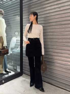 「アイテム（パンプス）」を使った、dennn_lemageさん（レディース・163cm）の秋コーディネート