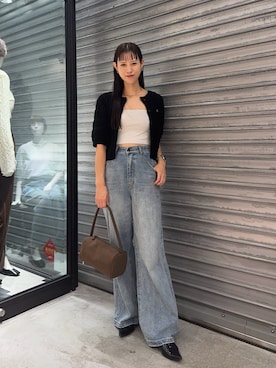 「アイテム（キャミソール）」を使った、dennn_lemageさん（レディース・163cm）の夏コーディネート