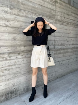 「JIL SANDER（ジルサンダー）のアイテム」を使った、dennn_lemageさん（レディース・163cm）の夏コーディネート