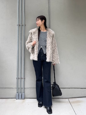 「アイテム（アクセサリー）」を使った、dennn_lemageさん（レディース・163cm）の秋コーディネート