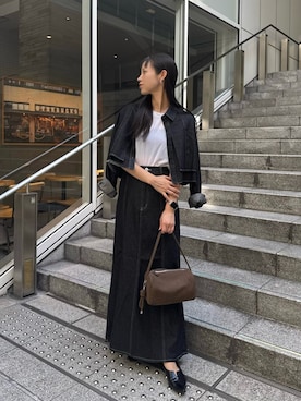 「アイテム（パンプス）」を使った、dennn_lemageさん（レディース・163cm）の夏コーディネート